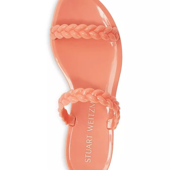 Stuart Weitzman Women's Sawyer Jelly Slide Sandals - Picture 3 of 9